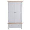 Grey 2 Door wardrobe