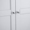 Grey 2 Door wardrobe