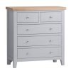 Grey 2 over 3 Chest