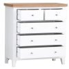 White 2 over 3 Chest