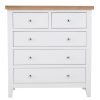 White 2 over 3 Chest