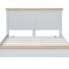 Double Wooden Bedframe - Dove Grey