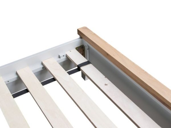 Double Wooden Bedframe - Dove Grey