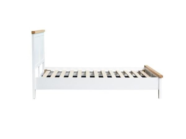 Double Wooden Bedframe - White
