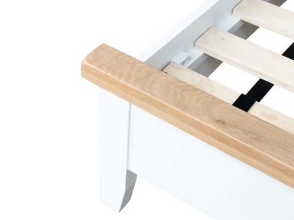 Double Wooden Bedframe - White