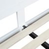 Double Wooden Bedframe - White