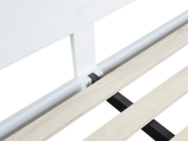 Double Wooden Bedframe - White