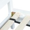 Double Wooden Bedframe - White