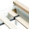 Double Wooden Bedframe - White