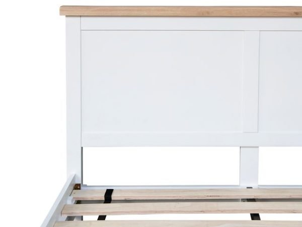 Double Wooden Bedframe - White