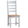 Ladder back chair wooden seat