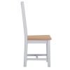 Ladder back chair wooden seat