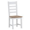 Ladder back chair wooden seat