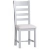 Ladder back chair fabric seat