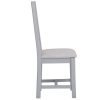 Ladder back chair fabric seat