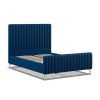 4'6 Fabric Bedframe - Royal Blue - Velvet