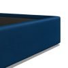 5'0 Fabric Bedframe Ottoman  - Royal Blue - Velvet