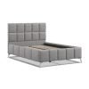 4'6 Fabric Bedframe - Dark Grey - Linen