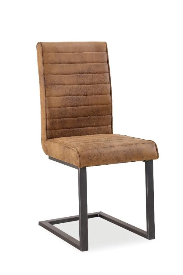 Jersey Cantilever Dining Chair - Tan