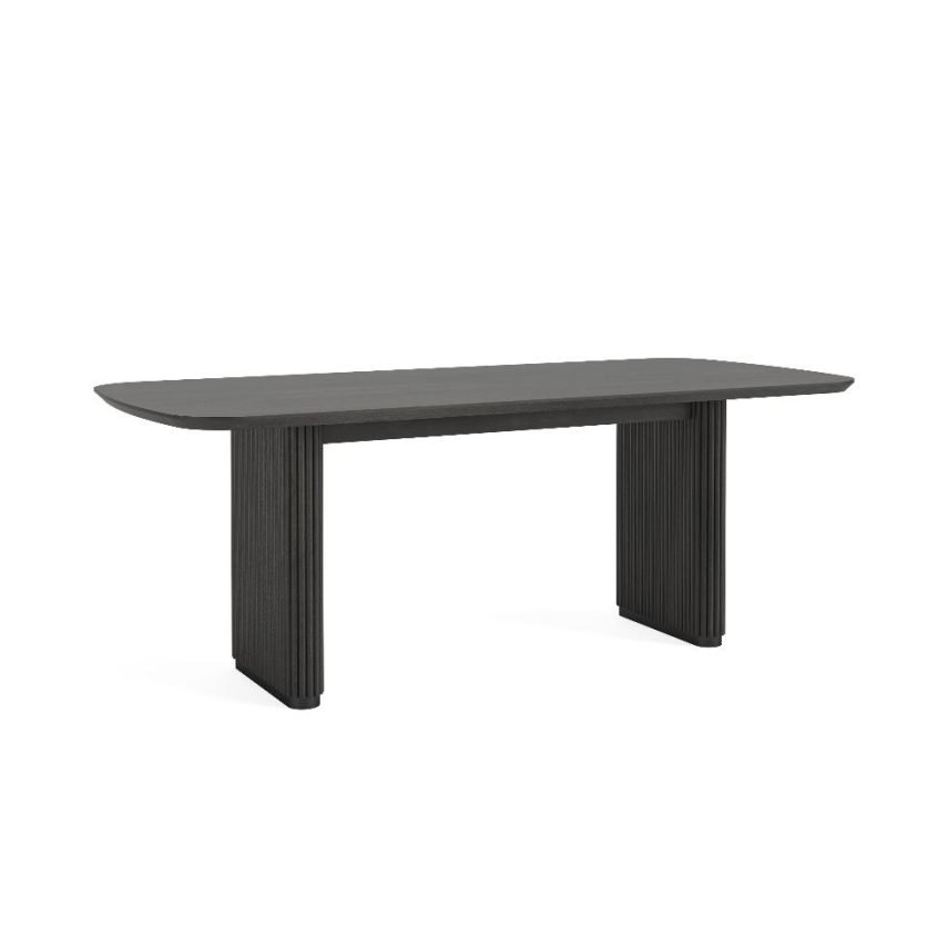 Lucas Black Oval Dining Table