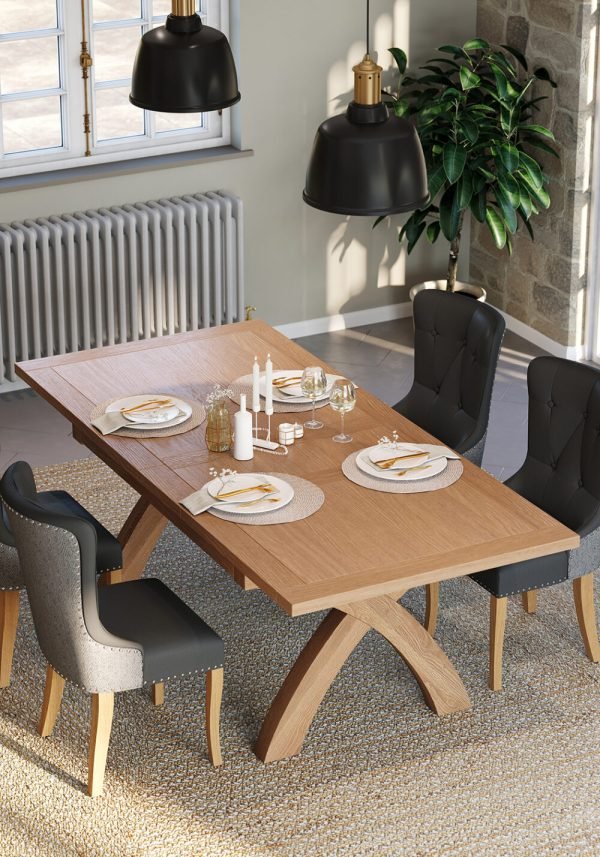 X Leg Extending Table