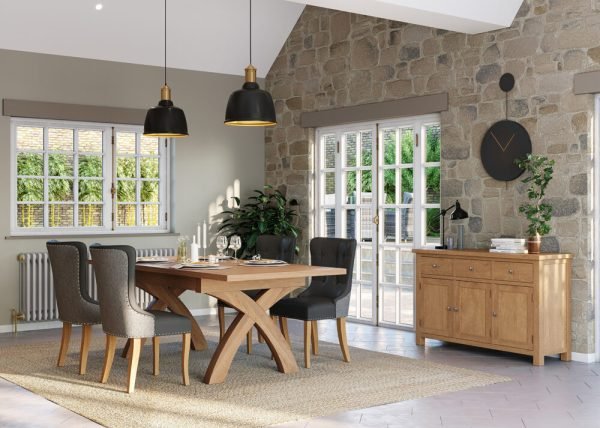 X Leg Extending Table