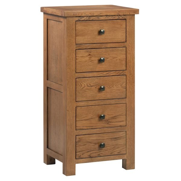 DORR drawer wellington chest bedroom storage dark rustic oak x c default jpg