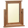 DORR dressing table mirror bedroom mornings make up vanity storage dark rustic oak x c default jpg