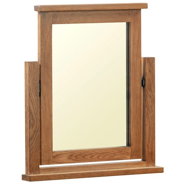 DORR dressing table mirror bedroom mornings make up vanity storage dark rustic oak x c default jpg