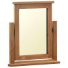 DORR dressing table mirror bedroom mornings make up vanity storage dark rustic oak x c default jpg
