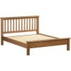 DORR king ft bed frame low foot end sleep comfort bedroom dark rustic oak x c default jpg