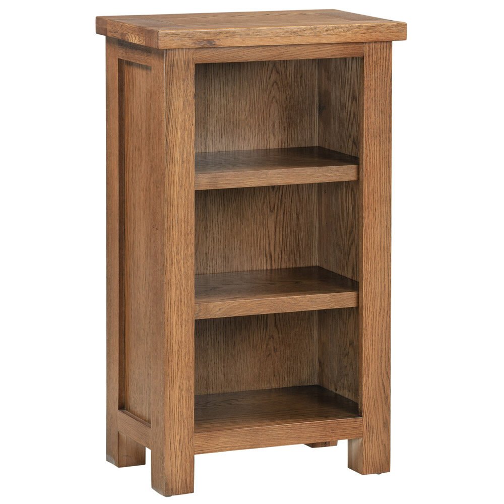 DORR compact small bookcase books storage living rustic dark oak x c default jpg