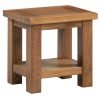 DORR small side lamp table living room rustic dark oak x c default jpg