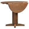 DORR small drop leaf dining table versatile seats dining rustic dark oak half x c default jpg