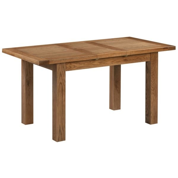 DORR small extending leaf dining table dining rustic dark oak extended x c default jpg