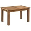 DORR medium extending leaf dining table dining rustic dark oak closed x c default jpg