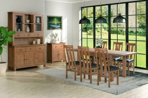 dorset rustic dining room set dark oak x c default jpg