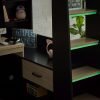 BLA BlazeGamingHighsleeperBlackandPaleWoodDetail jpg