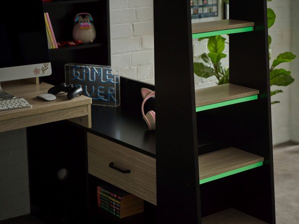 BLA BlazeGamingHighsleeperBlackandPaleWoodDetail jpg