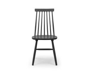 ala alassio spindle back dining chair black cutout