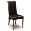 cuba chair brown with oak leg
