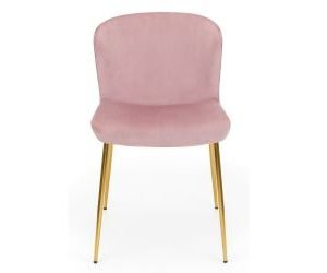 harper chair dusky pink front