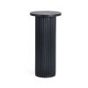 lou louis black fluted drinks table cutout