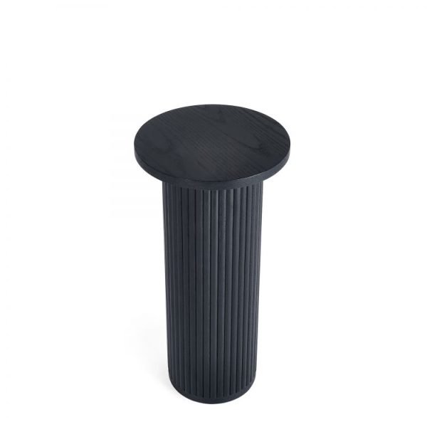 lou louis black fluted drinks table cutout