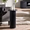 lou louis black fluted drinks table roomset