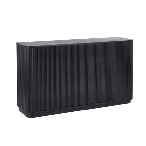 lou louis black fluted sideboard cutout