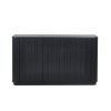 lou louis black fluted sideboard cutout