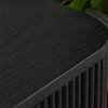 lou louis black fluted sideboard detail