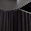 lou louis black fluted sideboard detail