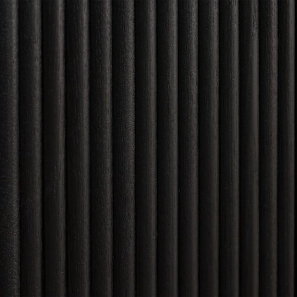 lou louis black fluted sideboard detail